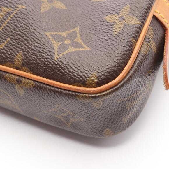 LOUIS VUITTON Brown Monogram Leather Shoulder Bag - Picture 11 of 14